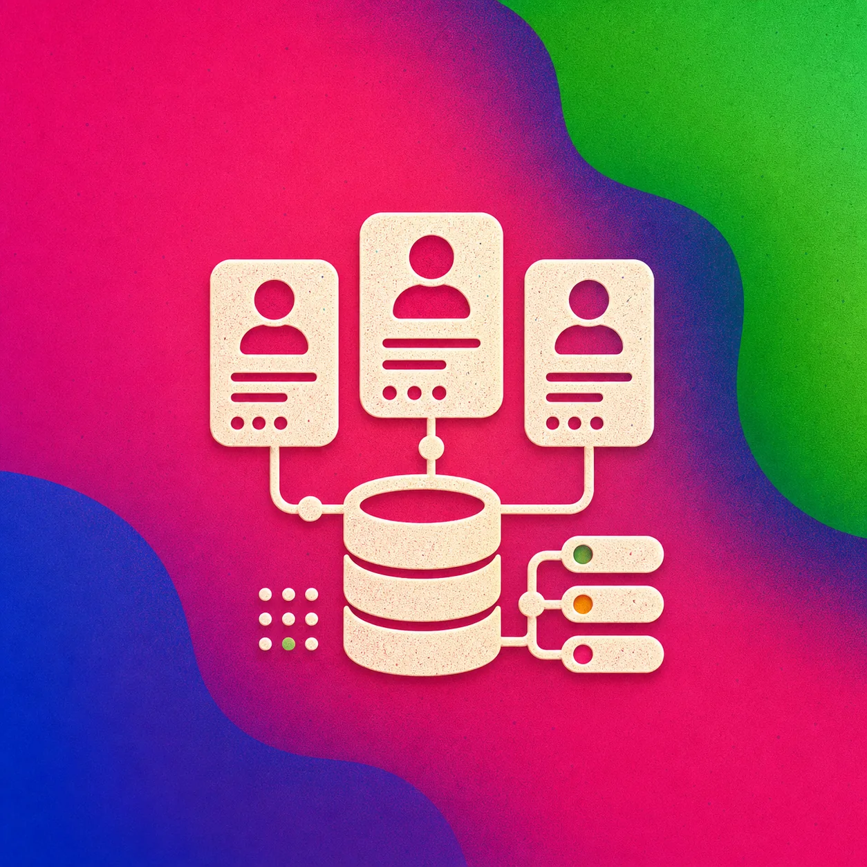 Abstract artwork representing a shared operations dashboard